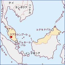 マレーシア地図