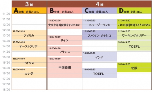 セミナー日程